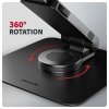STND-LRB Podstawa do laptopów aluminiowa 10-17,3 cala regulowana wysokość, obrotowa o 360 stopni, Czarna
